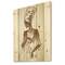 Designart - African American Woman Portraits - Modern Print on Natural Pine Wood